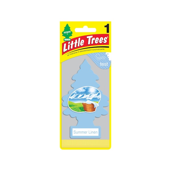 Little Trees Little Trees Summer Linen Scent Car Air Freshener Solid 1 pk U1P-10574 - main